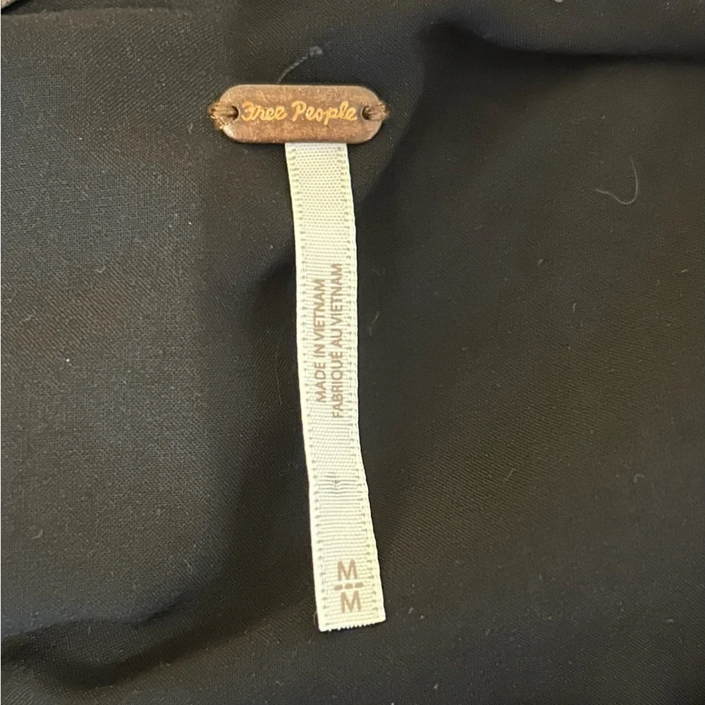 Free People Black and Red Floral Long Sleeve Dress - Picture 5 of 5